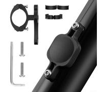 Caswynlife Localisateur de vélo sécurisé pour AirTag, support de suivi de vélo caché avec couvercle de sécurité à vis hexagonale, coque en plastique ABS étanche, anti-cernes GPS compact pour