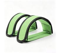 Caswynlife Lot de 2 sangles de pédale de vélo réglables en nylon - Attaches antidérapantes pour le cyclisme, clips d'orteils imperméables avec crochet et boucles de fixation pour vélos de route VTT à