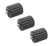 Caswynlife Lot de 3 adaptateurs de niveau, support de tête de conversion de 5/8 à 6 mm, construction en métal pour outils multilignes, noir