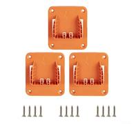 Caswynlife Lot de 3 supports de fixation pour perceuse RIDGID 18 V Li-Ion, station murale en ABS robuste, pour une installation facile pour l'organisation du garage et de l'atelier