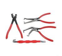 Caswynlife Lot de 4 pinces de déconnexion électrique en acier à haute teneur en carbone pour verrouillage des bornes de fil à languette, compatibles avec les SUV et camions