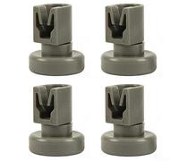 Caswynlife Lot de 4 rouleaux de panier supérieur de lave-vaisselle compatibles avec Zanker Progress Rex Faure Tricity Bendix et autres modèles 25 x 8 mm