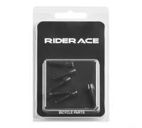 Caswynlife Lot de 6 vis H&lebar M5 x 18 mm pour fixation de vélo de route, VTT, fixations en acier pour levier de frein porte-bouteille, noir