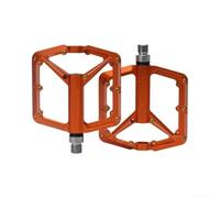 Caswynlife Pédales de vélo en alliage d'aluminium avec surfaces texturées antidérapantes, système de roulement à trois piliers, pédales de rechange pour vélos pliants de montagne