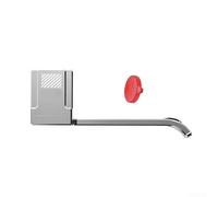 Caswynlife Poignée d'appareil photo, en alliage d'aluminium, repose-doigt ergonomique, stabilité à une main, compacte 7,2 x 2,5 x 1 cm, noir ou argent, compatible avec X-100V1 (argenté)