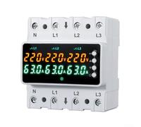 Caswynlife Protection intelligente de limitation de courant avec paramètres de tension réglables, affichage numérique pour AC 220 V, protection contre les surcharges et les surintensités (A-100a)