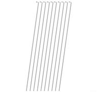 Caswynlife Rayons de vélo en acier inoxydable de 254 mm à 275 mm avec embouts assortis, rayons de roue usinés CNC de précision pour jantes de VTT et de route en 26, 27,5 (268 mm)