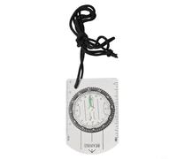 Caswynlife Règle multifonction pour boussole, avec échelle en pouces et mm, pour randonnée, camping, survie, équipement de navigation