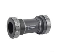 Caswynlife Roulement de vélo de route BB68 Pédalier à visser en alliage d'aluminium, 68-73 mm fileté, roulement vélos de route, axe de 24 mm, durabilité améliorée, roulement à rotation fluide