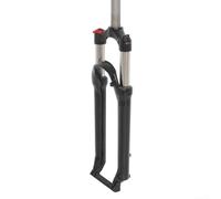 Caswynlife S Alusmallum Fourche avant de verrouillage hydraulique en alliage d'aluminium pour VTT, suspension à ressort d'huile avec fil de contrôle des épaules, mise à niveau durable de la fourche de