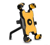 Caswynlife S Support de téléphone pour vélo de montagne, support de navigation stable avec angle de vue réglable, installation facile sur le guidon, construction en plastique robuste pour tous les