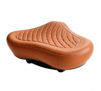 Caswynlife Selle de vélo extra large avec coussin en gel épais et double absorption des chocs, siège imperméable en cuir synthétique pour vélos électriques de montagne et de route, confortable, coupe