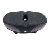 Caswynlife Selle de vélo extra large avec double absorption des chocs, siège en mousse haute densité de 290 mm, pour vélo électrique pliable de ville, design creux respirant avec bandes