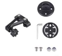 Caswynlife Support de fixation de selle de vélo pour feu arrière et caméra d'action Garmin Varia, support de lampe de vélo ABS avec base multifonction, stabilité robuste, design léger (B)