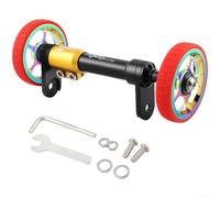 Caswynlife Support de roue de vélo pliable | Moyeu en alliage d'aluminium avec tige télescopique de 100 mm à 115 mm de large, roulements à roulement lisse pour un voyage