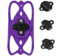 Caswynlife Support de téléphone en silicone pour vélo Garmin, support de guidon sécurisé, pour smartphones de 4 à 7 pouces, installation rapide verticale horizontale (D)