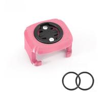 Caswynlife Support pliable pour ordinateur de vélo, support GPS en ABS imprimé 3D, compatible avec Garmin et Mio, ajustement élastique sécurisé pour modèles M/S/H, vert (rose)