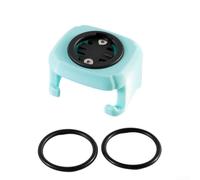 Caswynlife Support pliable pour ordinateur de vélo, support GPS en ABS imprimé 3D, compatible avec Garmin et Mio, ajustement élastique sécurisé pour modèles M/S/H, vert (bleu)