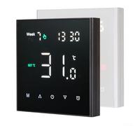 Caswynlife Thermostat intelligent WiFi programmable pour chauffage au sol, contrôle horaire hebdomadaire, pour Alexa et Google Home pour un confort économe en énergie (chauffage de l'eau 3 A)