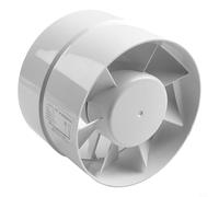 Caswynlife Ventilateur extracteur d'air en ligne pour salle de bain et cuisine, 10,2 cm, 12,7 cm, 15,2 cm avec indice d'étanchéité IPX2, moteur 12 W, 16 W, 19 W pour amélioration de l'air domestique