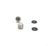 Caswynlife Vis de purge de frein à disque hydraulique et kit de réparation de joint torique pour Elixir Series, étriers XX-XO-CR, ensemble de joints argentés et noirs pour l'entretien des vélos de