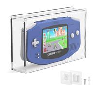 CaSZLUTION Coque en acrylique transparent pour console Nintendo Gameboy Advance GBA - Support mural - Protection contre la poussière et affichage (coque uniquement)
