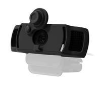 CaSZLUTION Coque pour webcam Logitech C920x HD Pro Stream - Étui en silicone de qualité supérieure pour objectif de caméra Web Logitech C920 C922 C930 Series (1 pièce, noir)