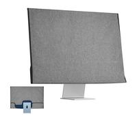 CaSZLUTION Housse anti-poussière pour moniteur compatible avec iMac 24" 2021/2023 tout en un - Housse de protection d'écran en tissu Oxford pour iMac 24", gris