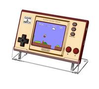 CaSZLUTION Support de console de jeu portable en acrylique transparent compatible avec Nintendo New Game & Watch