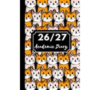 Cat 2026/2027 A5 Week To View Academic Diary With Weekly Affirmations: Cute Student Mid Year School Planner With Timetable
