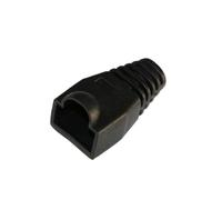 Cat 5e Bottes de réseau pour Ethernet RJ45 Cache connecteur 6,0 mm (50, Noir)