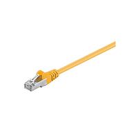 CAT 5e Câble de Liaison, F/UTP, Jaune, 10m Longueur de Câble
