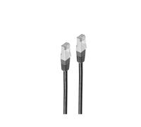 Cat.5e Câble patch Ethernet LAN blindé Gigabit RJ45 F/UTP Paire torsadée 2 connecteurs RJ45 pour panneaux de brassage, panneau de brassage, routeur, modem DSL et autres appareils avec connecteur RJ45