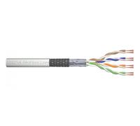 CAT 5e SF-UTP patch cable, raw 100 m, paper box, AWG 26/7, PVC, simplex, grey