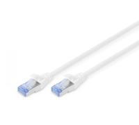 DIGITUS Premium - Cordon de raccordement - RJ-45 (M) pour RJ-45 (M) - 15 m - SFTP - CAT 5e - démarré - gris G