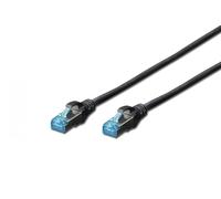 CAT 5e SF-UTP patch cord, Cu, PVC AWG 26/7, length 5 m, color black