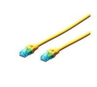 CAT 5e U-UTP patch cord, PVC AWG 26/7, length 20 m, color yellow