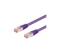 Goobay 93542 CAT 6 Câble de Liaison, S/FTP (PiMF), Violet, 30m Longueur