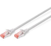 Cat 6-3m LAN Cable - RJ45 Network Cable - S/FTP Shielded - Compatible with Cat 6A & Cat 7 - Grey