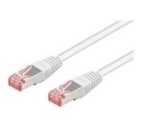 Câble/Cordon réseau RJ45 Catégorie 6 FTP (F/UTP) Droit 50m (Blanc)