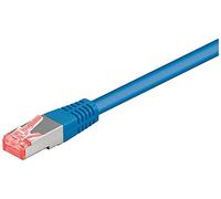 CAT 6 Câble de Liaison, S/FTP (PiMF), Bleu, 30m Longueur de Câble