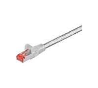 Goobay Câble réseau CAT 6 S/FTP (PiMF) transparent 0,5 m moulé sans halogène