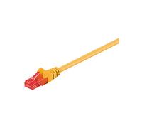 CAT 6 Câble de Liaison, U/UTP, Jaune, 2m Longueur de Câble