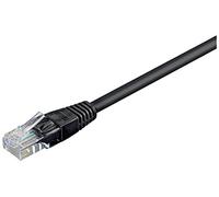 CAT 6 Câble de Liaison, U/UTP, Noir, 3m Longueur de Câble