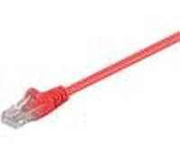Goobay 95595 CAT 6 Câble de Liaison, U/UTP, Rouge, 1.5 m Longueur