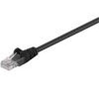 Goobay 95596 CAT 6 Câble de Liaison, U/UTP, Noir, 1.5 m Longueur