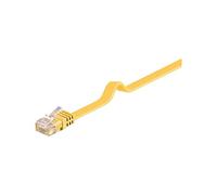 CAT 6 U/UTP Câble de Liaison Plat, Jaune, 7m Longueur