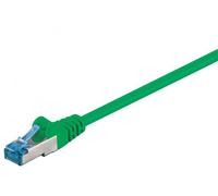 CAT 6a-0025 S/FTP PIMF GR*N 0.25m