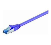 Goobay 93748 CAT 6a Câble de Liaison, S/FTP (PiMF), Violet, 2m Longueur