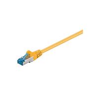 CAT 6a Câble de Liaison, S/FTP (PiMF), Jaune, 2m Longueur